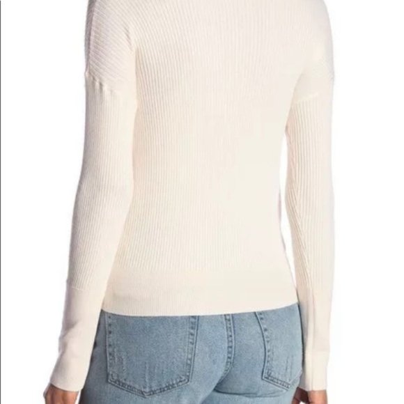 Elodie from Nordstrom Rack Ivory Sweater, Size L - Picture 3 of 11